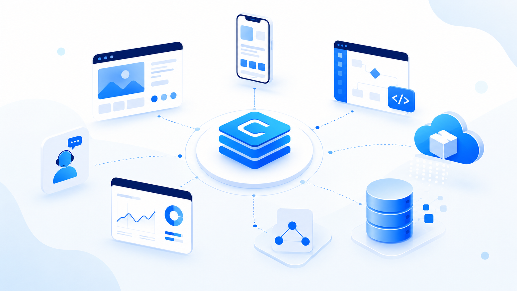 Digital infrastructure and connected platform systems