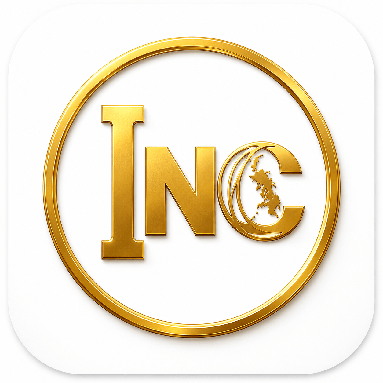 MyINC app icon — gold INC emblem on a white rounded-square background